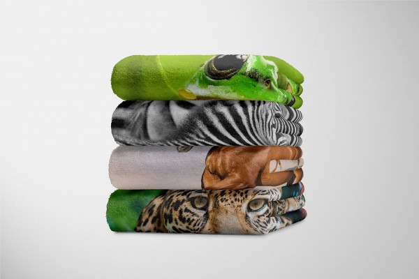 Paul Sinus Art Handtuch Strandhandtuch Saunatuch Kuscheldecke mit Tiermotiv Pferd Kraftvoll Wi Letzte 3 Tage