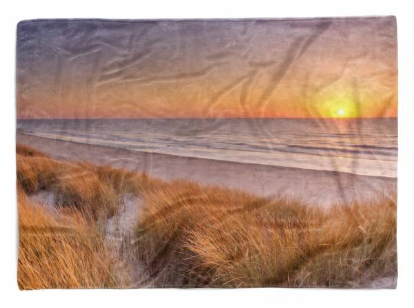 Paul Sinus Art Handtuch Strandhandtuch Saunatuch Kuscheldecke mit Fotomotiv Ostsee Deutschland