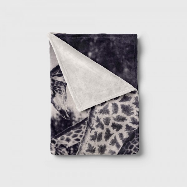 Paul Sinus Art Handtuch Strandhandtuch Saunatuch Kuscheldecke mit Tiermotiv Giraffen Schwarz W Bis zu 50% Rabatt