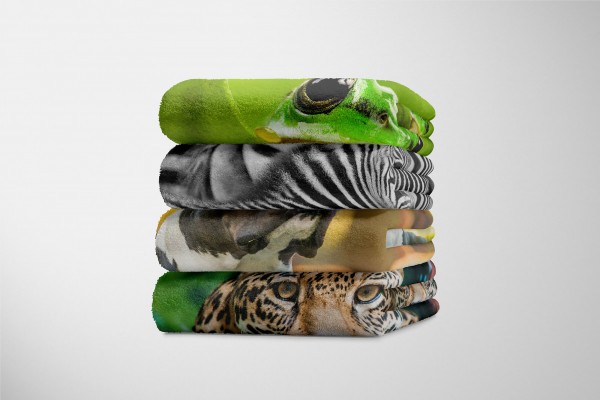 Paul Sinus Art Handtuch Strandhandtuch Saunatuch Kuscheldecke mit Tiermotiv American Pit Bull Vierteljährliche Förderung