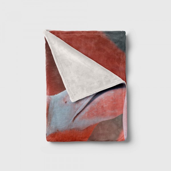 Paul Sinus Art Handtuch Strandhandtuch Saunatuch Kuscheldecke mit Tiermotiv rosa Flamingo Voge Nur noch ein Tag übrig