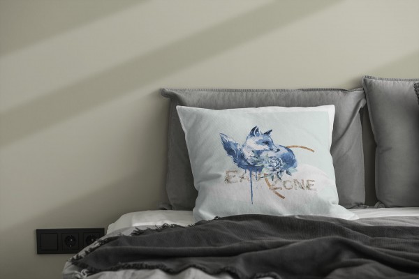 Paul Sinus Art Kissen Dekokissen Kuschelig Eauzone Aquarell Fuchs Blüte Pastelltöne Dekorativ Schön Weich Meist gekauft