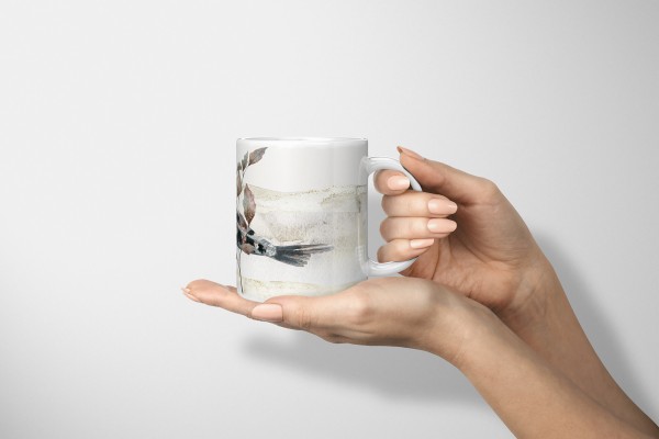 Paul Sinus Art Dekorative Tasse mit schönem Motiv schönem Design Koi japanisch Wasserfarben Gold Kostenloser Versand international