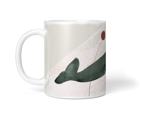 Paul Sinus Art Dekorative Tasse mit schönem Motiv Pottwal Wal Kunstvoll Pastellton Vintage Wasserfarben Rabatte dieses Monats