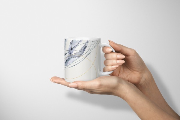 Paul Sinus Art Dekorative Tasse mit schönem Motiv Aquarell Qualle Kunstvoll Wunderschön Entspannend Fabrikverkauf