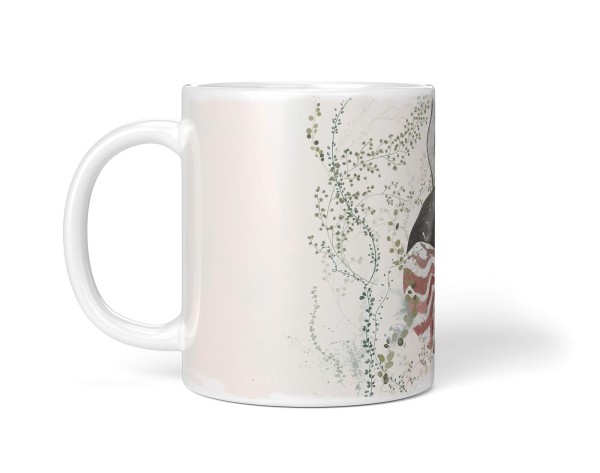Paul Sinus Art Dekorative Tasse mit schönem Motiv Schneckenhaus Seemuschel Wasserfarben Kunstvoll Vintage Blitzverkäufe