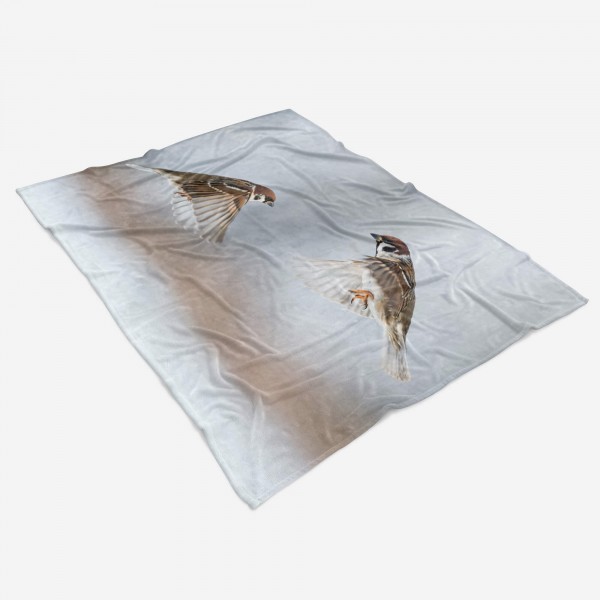 Paul Sinus Art Handtuch Strandhandtuch Saunatuch Kuscheldecke mit Tiermotiv Sperlinge kleine V Online