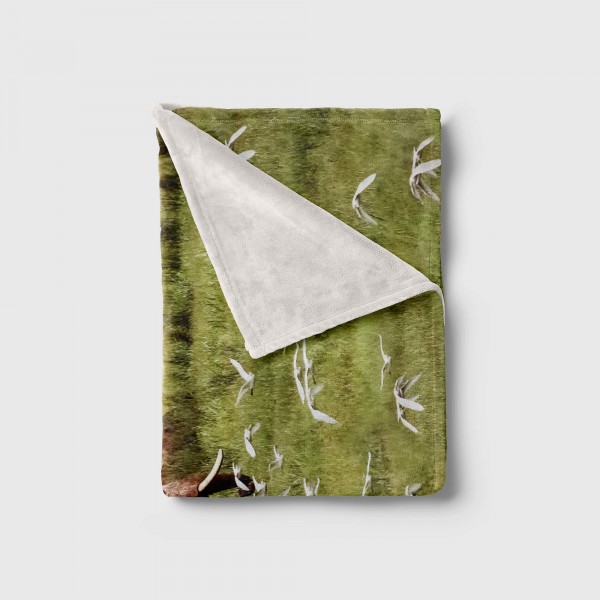 Paul Sinus Art Handtuch Strandhandtuch Saunatuch Kuscheldecke mit Tiermotiv Elefant Afrika Nat Outlet