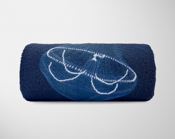 Paul Sinus Art Handtuch Strandhandtuch Saunatuch Kuscheldecke mit Tiermotiv leuchtende Qualle Blitzverkäufe