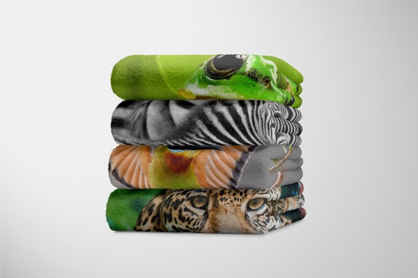 Paul Sinus Art Handtuch Strandhandtuch Saunatuch Kuscheldecke mit Tiermotiv schöner Vogel auf Kostenloser Versand