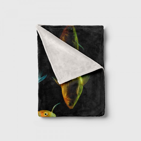 Paul Sinus Art Handtuch Strandhandtuch Saunatuch Kuscheldecke mit Tiermotiv Fische Goldfische Limitierter Zeitrabatt