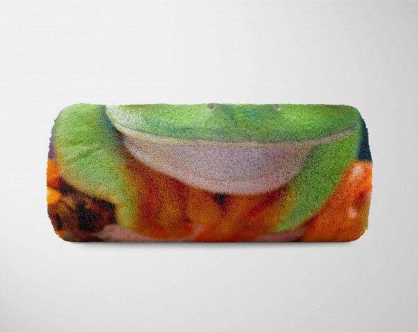 Paul Sinus Art Handtuch Strandhandtuch Saunatuch Kuscheldecke mit Tiermotiv kleiner tropischer Fabrikpreis