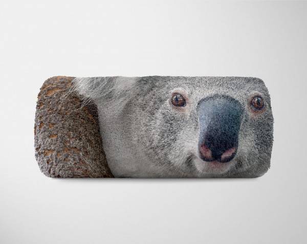 Paul Sinus Art Handtuch Strandhandtuch Saunatuch Kuscheldecke mit Tiermotiv Koalabär Koala Aus Günstig kaufen