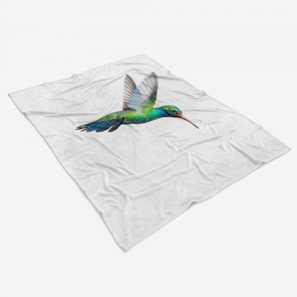 Paul Sinus Art Handtuch Strandhandtuch Saunatuch Kuscheldecke mit Tiermotiv Kolibri im Flug Mo Exklusivangebot
