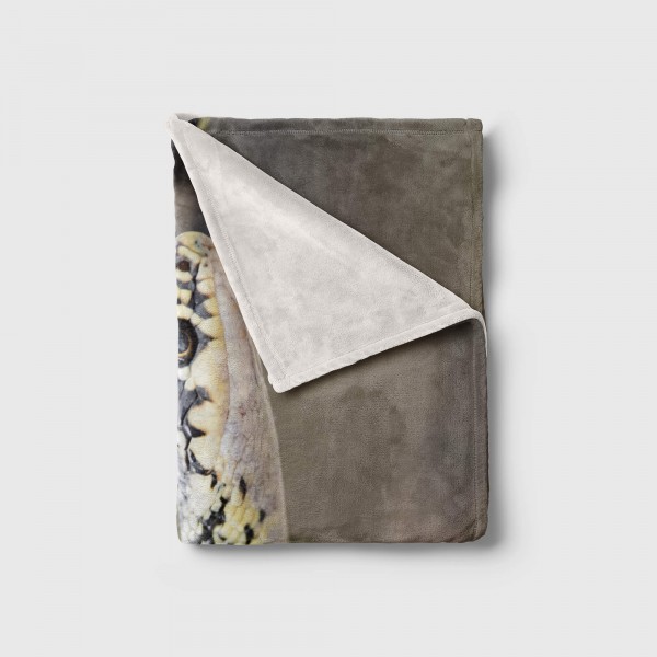 Paul Sinus Art Handtuch Strandhandtuch Saunatuch Kuscheldecke mit Tiermotiv kleine Schlange Saisonschlussverkauf
