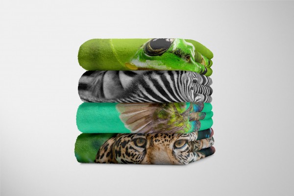 Paul Sinus Art Handtuch Strandhandtuch Saunatuch Kuscheldecke mit Tiermotiv Kolibri im Flug Mo Online Outlet