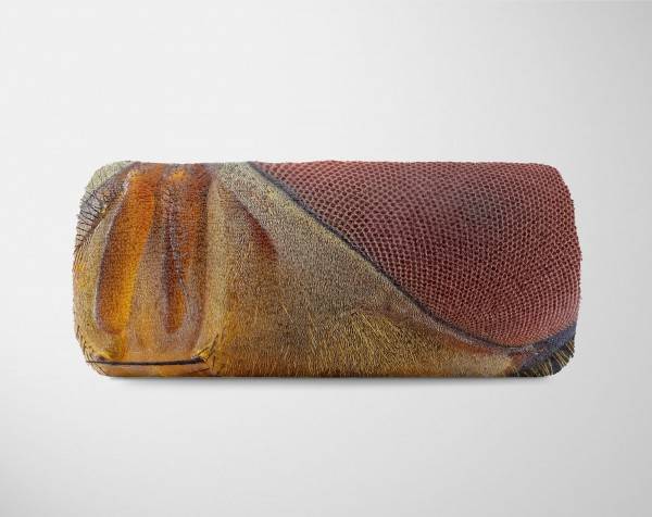 Paul Sinus Art Handtuch Strandhandtuch Saunatuch Kuscheldecke mit Tiermotiv Fliege Fliegenauge Zeitlich begrenztes Angebot
