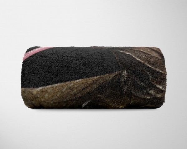 Paul Sinus Art Handtuch Strandhandtuch Saunatuch Kuscheldecke mit Tiermotiv Waran Reptil Riesige Ersparnisse