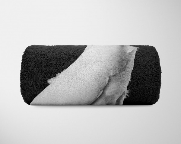 Paul Sinus Art Handtuch Strandhandtuch Saunatuch Kuscheldecke mit Tiermotiv weißen Kakadus Kostenlose Rückgabe