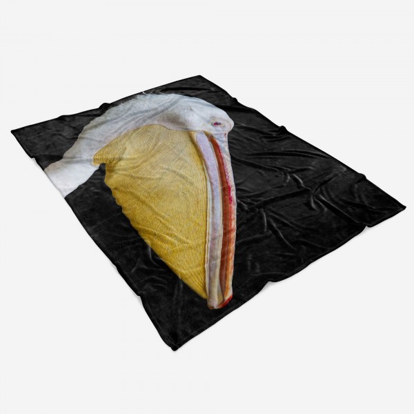 Paul Sinus Art Handtuch Strandhandtuch Saunatuch Kuscheldecke mit Tiermotiv Pelikan Schnabel Bis zu 55% Rabatt