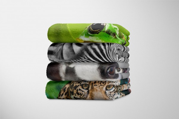 Paul Sinus Art Handtuch Strandhandtuch Saunatuch Kuscheldecke mit Tiermotiv französische Bulld Outlet