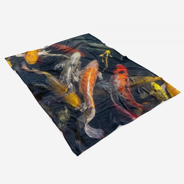 Paul Sinus Art Handtuch Strandhandtuch Saunatuch Kuscheldecke mit Tiermotiv Koi Zuchtkarpfen B Versandkostenfrei