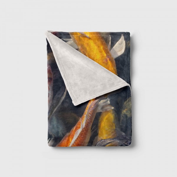 Paul Sinus Art Handtuch Strandhandtuch Saunatuch Kuscheldecke mit Tiermotiv Koi Zuchtkarpfen B Versandkostenfrei