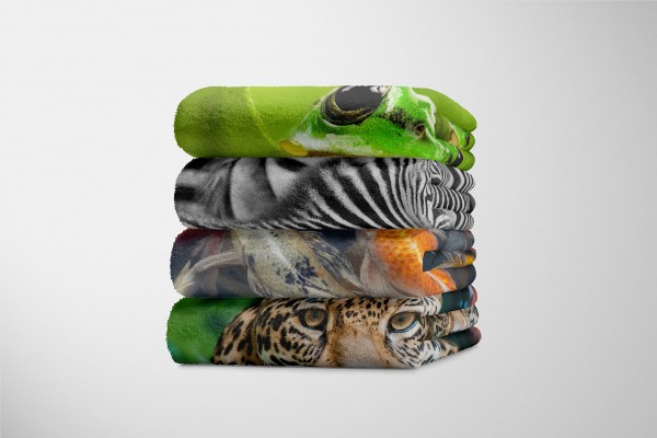 Paul Sinus Art Handtuch Strandhandtuch Saunatuch Kuscheldecke mit Tiermotiv Koi Zuchtkarpfen B Versandkostenfrei