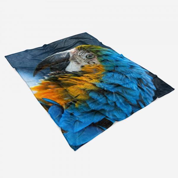 Paul Sinus Art Handtuch Strandhandtuch Saunatuch Kuscheldecke mit Tiermotiv Papagei Exotisch F Exklusivangebot