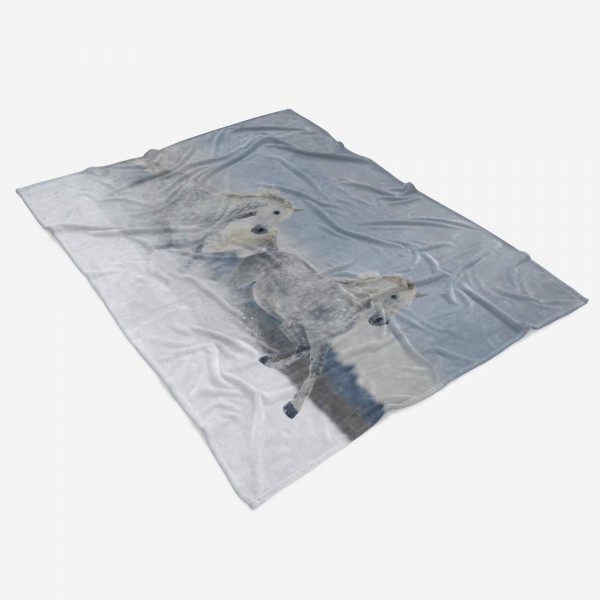 Paul Sinus Art Handtuch Strandhandtuch Saunatuch Kuscheldecke mit Tiermotiv Wilde Pferde im Sc Black Friday