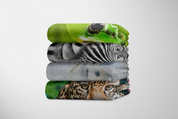 Paul Sinus Art Handtuch Strandhandtuch Saunatuch Kuscheldecke mit Tiermotiv Wilde Pferde im Sc Black Friday