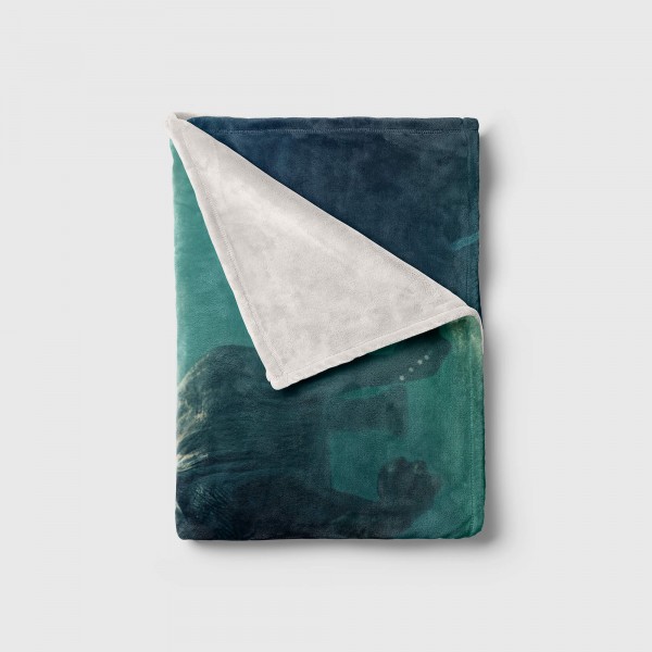 Paul Sinus Art Handtuch Strandhandtuch Saunatuch Kuscheldecke mit Tiermotiv Elefant unter Wass Muttertagsangebot