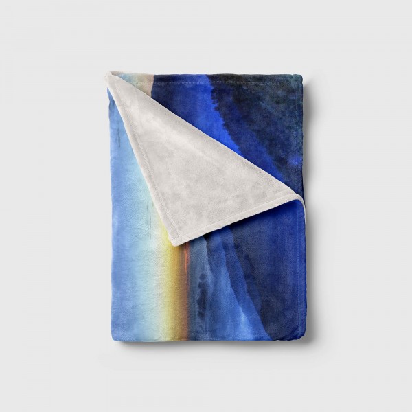 Paul Sinus Art Handtuch Strandhandtuch Saunatuch Kuscheldecke mit Fotomotiv Berge Sonnenuntergang Schön Exklusive Angebote