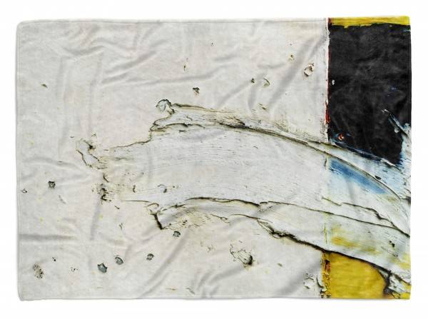 Paul Sinus Art Handtuch Strandhandtuch Saunatuch Kuscheldecke mit Fotomotiv Alte Farbe Auffallend Strukt