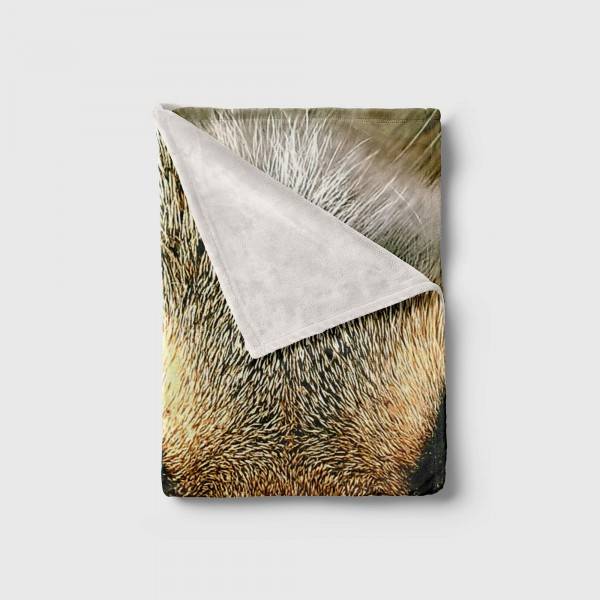 Paul Sinus Art Handtuch Strandhandtuch Saunatuch Kuscheldecke mit Tiermotiv Katze Katzenauge Kauf eins, bekomm eins gratis