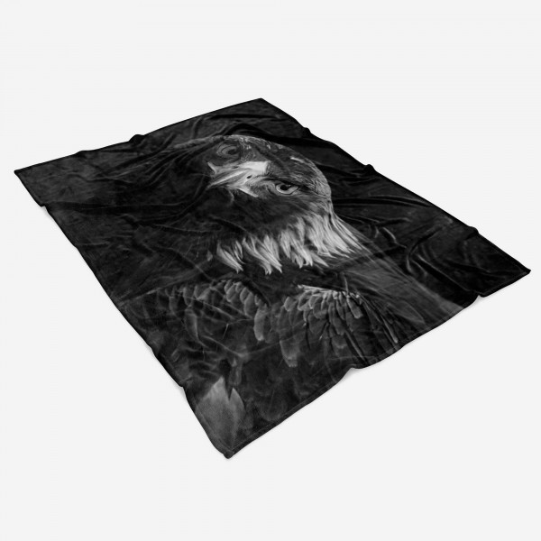 Paul Sinus Art Handtuch Strandhandtuch Saunatuch Kuscheldecke mit Tiermotiv Adler Schwarz Weiß JETZT KAUFEN