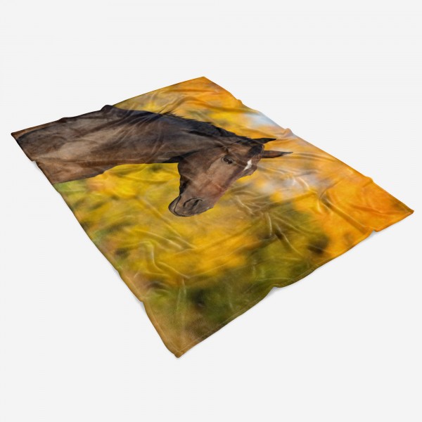 Paul Sinus Art Handtuch Strandhandtuch Saunatuch Kuscheldecke mit Tiermotiv schönes Pferd Zeitbegrenzte Promotion