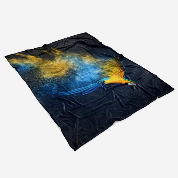 Paul Sinus Art Handtuch Strandhandtuch Saunatuch Kuscheldecke mit Tiermotiv Bunter Papagei im Discount Store für neue Produkte