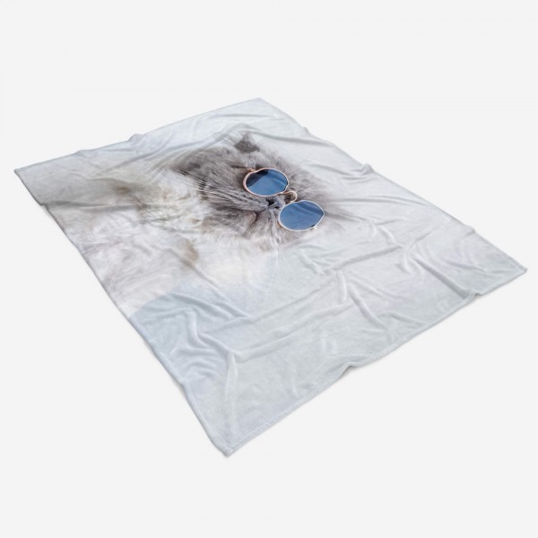 Paul Sinus Art Handtuch Strandhandtuch Saunatuch Kuscheldecke mit Tiermotiv Coole Katze mit So 50% Rabatt mit kostenlosem Versand