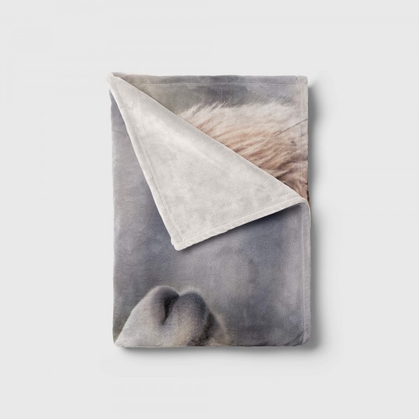 Paul Sinus Art Handtuch Strandhandtuch Saunatuch Kuscheldecke mit Tiermotiv Lama flauschig Clearance-Verkauf
