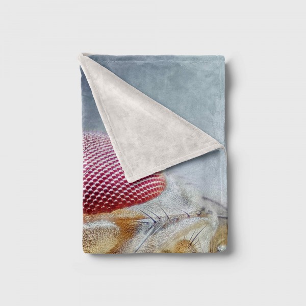 Paul Sinus Art Handtuch Strandhandtuch Saunatuch Kuscheldecke mit Tiermotiv Fliegenaugen Makro 50% Rabatt für begrenzte Zeit