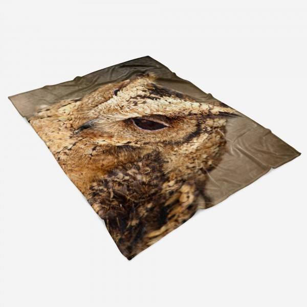 Paul Sinus Art Handtuch Strandhandtuch Saunatuch Kuscheldecke mit Tiermotiv Eule Nahaufnahme Rabatte dieses Monats