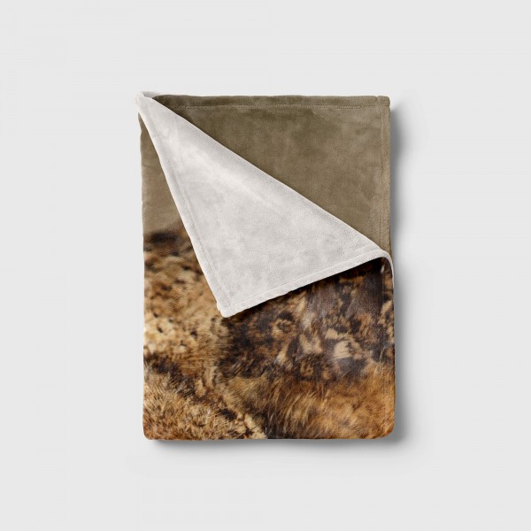 Paul Sinus Art Handtuch Strandhandtuch Saunatuch Kuscheldecke mit Tiermotiv Eule Nahaufnahme Rabatte dieses Monats