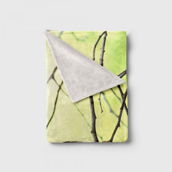 Paul Sinus Art Handtuch Strandhandtuch Saunatuch Kuscheldecke mit Tiermotiv Goldzeisig gelber Fabrik Onlineshop