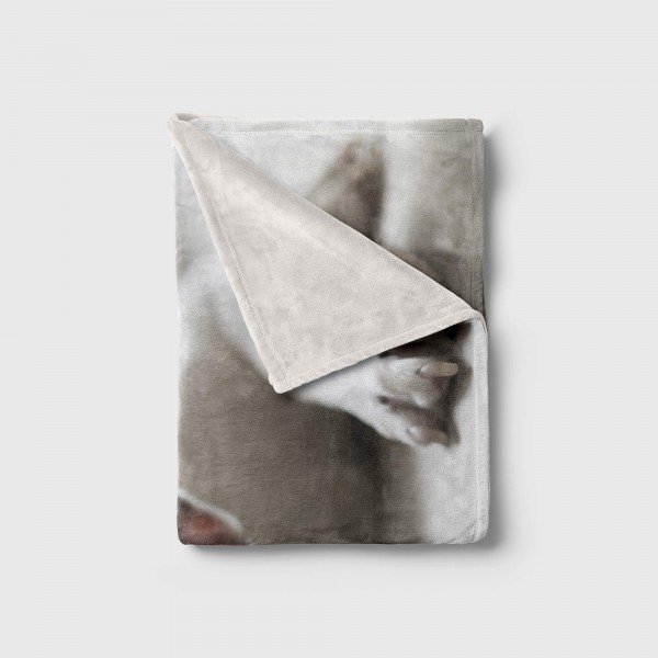 Paul Sinus Art Handtuch Strandhandtuch Saunatuch Kuscheldecke mit Tiermotiv französische Bulld Versandkostenfrei