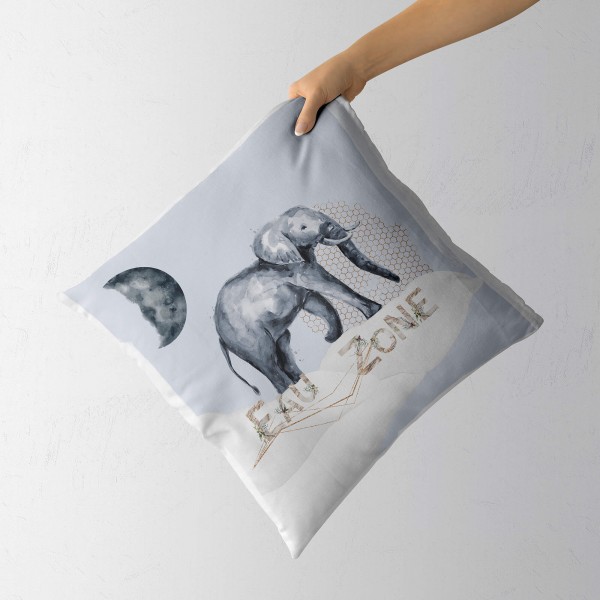 Paul Sinus Art Kissen Dekokissen Kuschelig Eauzone Aquarell Elefant Pastelltöne Dekorativ Schön Weich Cyber Monday