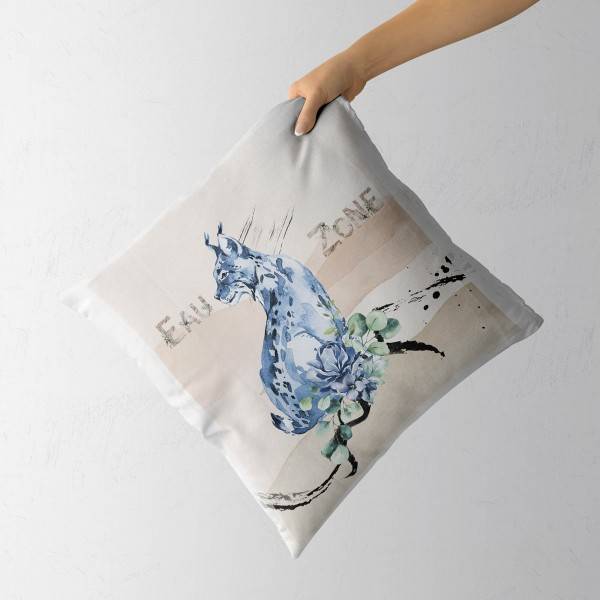 Paul Sinus Art Kissen Dekokissen Kuschelig Eauzone Aquarell Lux Pastelltöne Dekorativ Schön Weich Zeitlich begrenztes Angebot