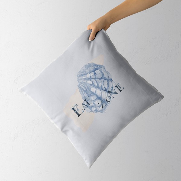 Paul Sinus Art Dekokissen Kissen Pastellfarben Eauzone Muschel Wasserfarben Motiv Kunstvoll Dekorativ Weich Schön Zeitbegrenzte Promotion