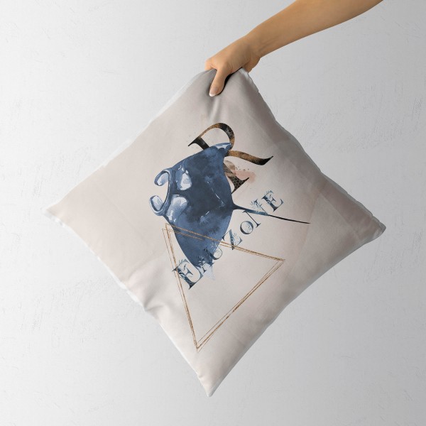 Paul Sinus Art Dekokissen Kissen Pastellfarben Eauzone Mantarochen Rochen Wasserfarben Motiv Kunstvoll Dekorativ We Bis zu 55% Rabatt