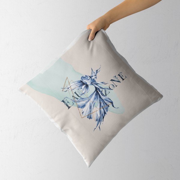 Paul Sinus Art Dekokissen Kissen Pastellfarben Eauzone Kampffisch Wasserfarben Motiv Kunstvoll Dekorativ Weich Schö 50% Rabatt für begrenzte Zeit